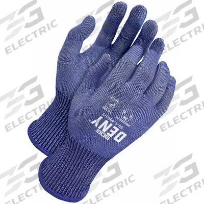 BDG Knit Gloves: M ( 8 ), ANSI Cut Level A6, HPPE ( 13 ga ), Touchscreen Compatible - Heavy-Duty Cut-Resistant Gloves, Uncoated