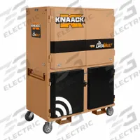 KNAACK Jobsite Field Office: 55 in W x 30 in D x 75 in H, Proprietary Recessed Padlock, Tan (MPN 118-01-KL). Key specifications — attr1116233: Tan; attr1116253: KNAACK; attr1222022: Includes Proprietary Recessed Padlock.