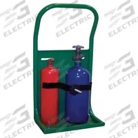 SAFTCART Welding Torch Stand: 2 Cylinder, For 3 1/2 in to 8 in Dia, Clamp (MPN 40-20). Key specifications — Brand: SAFTCART; Manufacturer Part Number: 40-20.