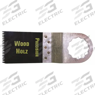 FEIN Oscillating Tool Blade: 1 3/8 in Blade Wd, 2 in Overall Lg - 12-Point Mounted Blades