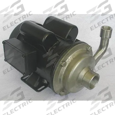 Dayton Centrifugal Pump: 304 Stainless Steel, 1/3 hp Horsepower (Max), Single Phase - Stainless Steel Housing Chemical-Resistant Centrifugal Pumps