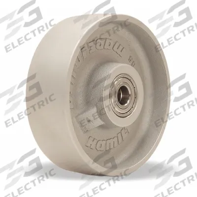 APPROVED VENDOR Caster Wheel: 6 in Wheel Dia., 2 in Wheel Wd, Iron, 1,100 lb Load Rating - Heat-Resistant Iron Tread Wheels