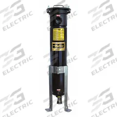 PARKER Bag Filter Housing: 316 Stainless Steel, Bag Trade Size 2, 2 in, NPT, 80 gpm, 175 psi (MPN CBS1D2T). Key specifications — Brand: PARKER; Cover Type: Swing Bolts Closure.