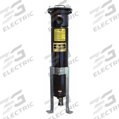 Parker Bag Filter Housing: 316 Stainless Steel, Bag Trade Size 2, 2 in, NPT, 80 gpm - Stainless Steel Bag Filter Housings