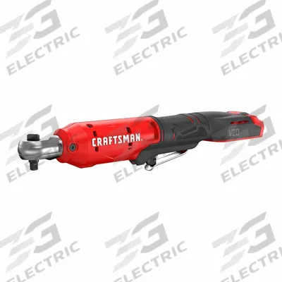 CRAFTSMAN Ratchet: 35 ft-lb Torque - Max, 300 RPM No Load Speed, Brushed, 20 V DC Volt - Craftsman Cordless Ratchets