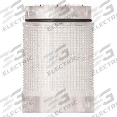 WERMA Tower Light Module: Flashing/Strobe, 24V DC, Clear, 40 mm Overall Dia - Flashing Light Modules