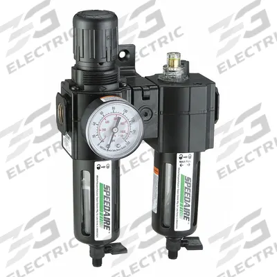 SPEEDAIRE Filter/Regulator/Lubricator: 1/4 in NPT, 60 cfm, 150 psi Max Op Pressure - Speedaire Filter, Regulator & Lubricators (FRLs)