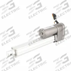 DUFF-NORTON Linear Actuator: LT, 112 lbf Rated Load, 5.9 in Stroke, 12V DC, IP66 (MPN LT100-1-150P). Key specifications — Nut Material: Plastic; Position Feedback Option: Potentiometer.