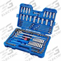 WESTWARD Socket Wrench Set: 1/4 in, 3/8 in, 1/2 in Drive, 128 Piece, 12-Point/6-Point/8-Point (MPN 33HD78). Key specifications — attr1224269: 1/4 in, 3/8 in, 1/2 in; attr1204638: Drive Tools Included; attr1204650: 5/32 in to 15/16 in; attr1204658: Combination Wrenches; attr1204673: Socket Bits Not Included; attr1204681: Wrenches Included; attr1204688: WESTWARD; attr1206170: Standard Sockets.