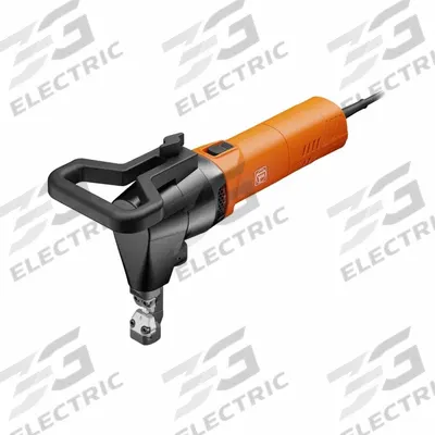 FEIN Nibbler: 3 1/2 in Min. Cutting Radius, 6 ga Capacity (Steel) - Corded Nibblers
