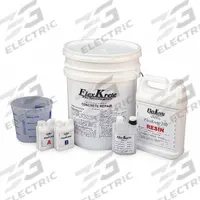 FLEXKRETE Concrete Repair Compound: Polyurea, 8 lb Container Size, Pail, Gray (MPN FK102G-KIT). Key specifications — Color: Gray; Brand: FLEXKRETE; Compatible Materials: Wood; VOC Content Range: No VOC.