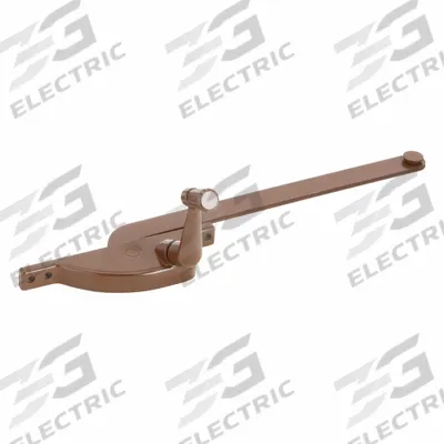 APPROVED VENDOR Window Operator: Crank, Handle Included, Left-Hand, Frame, Bronze - Awning & Casement Window Operators & Handles