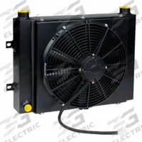 MAXIM Oil Coolers: 4 hp Heat Removed, 100 gpm Max. Flow, 300 psi Max. Pressure, 12V DC (MPN 258533). Key specifications — attr96055: 1" NPT; attr96059: 1" NPT; attr96057: 12V DC; attr98919: MAXIM.