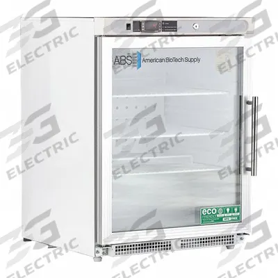 AMERICAN BIOTECH SUPPLY Lab Refrigerator: 4.6 cu ft, Undercounter, 1°C to 10°C - High Performance Lab Refrigerators