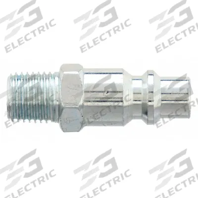 SPEEDAIRE Quick Connect Hose Coupling: 1/4 in Body Size, 1/8 in Hose Fitting Size - Industrial Interchange Steel Quick-Connect Air Coupling Plugs
