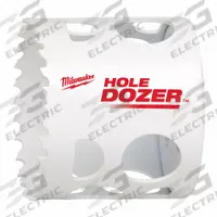 MILWAUKEE Hole Saw: 2 1/8 in Saw Dia., 3.5 Teeth per Inch, 1 5/8 in Max. Cutting Dp, Bi-Metal (MPN 49-56-5165). Key specifications — attr1098070: 3.5; attr1098087: MILWAUKEE.