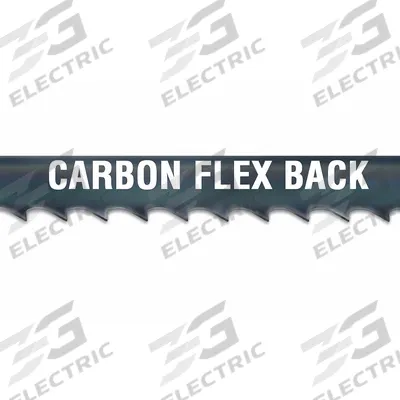 MORSE Band Saw Blade: Carbon Steel, 11 ft 6 in, Flex Back - Wood-Cutting Blades for Curved Cuts