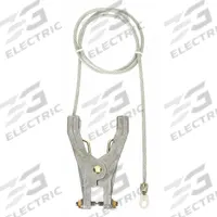 APPROVED VENDOR Bonding and Grounding Wire: Hand Clamp/Terminal, 5 ft, PVC, Clear (MPN 8UKE1). Key specifications — Conductor Material: Carbon Steel; Connector Types: Hand Clamp; Clamp Opening Span: Hand Clamp 3/4 in; Brand: APPROVED VENDOR; Terminal Screw Size: 1/4 in; Wire Length: 5 ft; Manufacturer Part Number: 8UKE1.