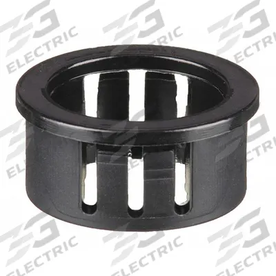 APPROVED VENDOR Insulating Bushing: 0.437 in Hole Dia, For 0.125 in Panel Thick, Black - Heat Stabilized Nylon Insulating Bushings