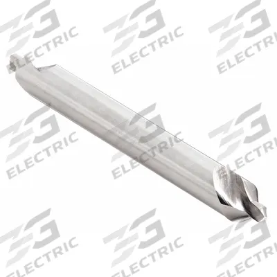 KEO Center Drill: Plain Type, #6, 60°, 6 in Overall Lg - Plain-Tip Center Drills