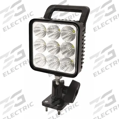 ECCO Vehicle Work Light: Square, Spot, LED, Pedestal, Pigtail, Universal, Surface Mount - Vehicle Standard Spotlights