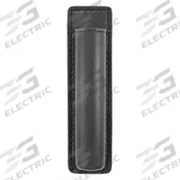 HEROS PRIDE Baton Holder: Black, Synthetic Leather, Plain, 7 3/4 in x 2 1/4 in, Open Closure (MPN 1479P). Key specifications — attr188437: Black; attr188438: Synthetic Leather; attr188431: Flashlight Pouch.