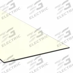 PEI Sheet: 0.0625 in Thick, 12 in x 4 ft, Amber, Opaque, 17,000 psi Tensile Strength, 0.5 ft-lb/in (MPN 1NRG4). Key specifications — Impact Strength: 0.5 ft-lb/in; Clarity: Opaque.