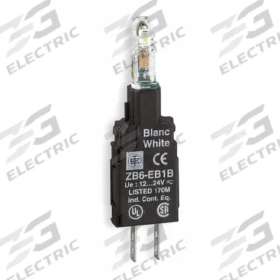 SCHNEIDER Lamp Module: 16 mm Size, White, LED, 24 V AC Rating - Lamp Modules