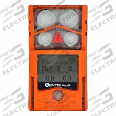 VENTIS PRO5 Multi-Gas Detector: VENTIS PRO5 Industrial Scientific Ventis Pro5, Lithium Ion - Multi-Gas Detectors