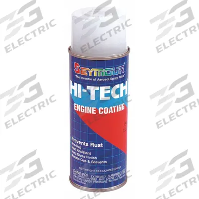 SEYMOUR PAINT Hi-Tech Engine Paint,Gloss Clr,12oz - High Heat Enamels