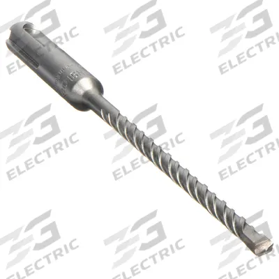 BOSCH Rotary Hammer Drill: 1/2 in Drill Bit Size, 4 in Max Drilling Dp, 6 in Overall Lg - Carbide-Head SDS-Plus Concrete & Masonry Drill Bits