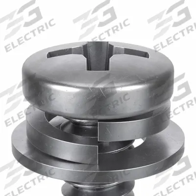 SEMS Screw: Flat/Split Lock, #4-40 Thread Size, 5/16 in Lg, Stainless Steel - Machine Screws with Flat & Split Lock Washers