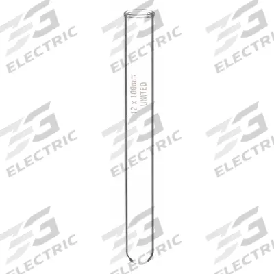 APPROVED VENDOR Test Tube: 60 mL, Test Tube, 25 mm Body Dia, 150 mm Overall Ht, Colorless - Glass Test Tubes