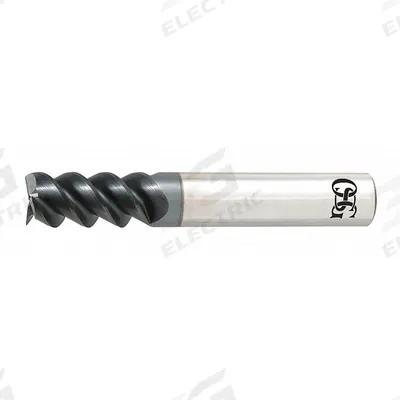OSG Square End Mill: Carbide, TiAlN Coated, 3 Flute, 25 mm Mill Dia, 38 mm LOC - Carbide Square End Mills for Stainless Steel & Super Alloys