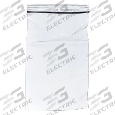 APPROVED VENDOR Reclosable Bag: 4 mil Thick, 8 in Wd, 10 in Lg, Hang Hole Included - Hang-Hole Reclosable Poly Bags