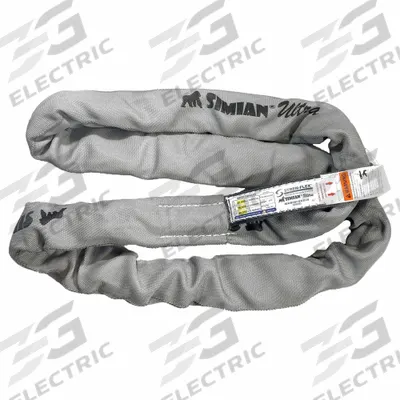 STREN-FLEX High Performance Roundsling: Type 5, Aramid, Nylon, 8 ft Sling Lg - High-Strength Abrasion-Resistant Endless Round Slings