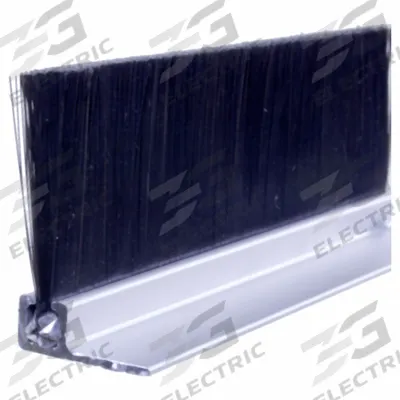 AMERICAN GARAGE DOOR SUPPLY Brush Seal: 90° Angle, Nylon, 1 1/2 in Brush Lg - Material Handling
