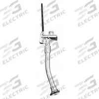 CHICAGO FAUCETS Kitchen Sprayer: Brass, Chrome, 14 3/8 in Overall Lg, 3/4"-14 Connection Size, UNS (MPN 777-021KJKCP). Key specifications — Inlet Connection Type: UNS; Brand: CHICAGO FAUCETS; Connection Size: 3/4"-14; Color/Finish: Chrome; Includes: Trigger Lock; Material: Brass; Product Type: Kitchen Sprayer.