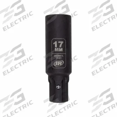 INGERSOLL RAND Impact Socket: Metric, 17 mm Socket Size, 6-Point, Deep - Insider & DXS Impact Sockets