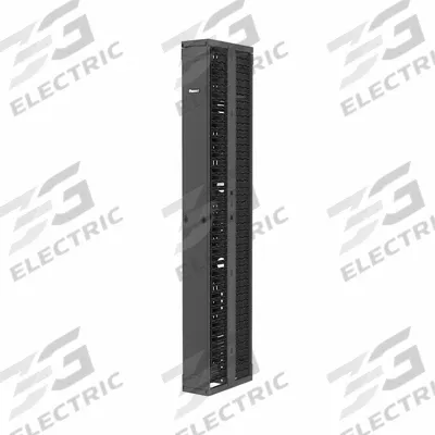 PANDUIT Vertical Dual-Sided Manager: Vertical, 45 U, Dual Side Sides, 83 7/8 in Overall Ht - Vertical Cable Management Systems