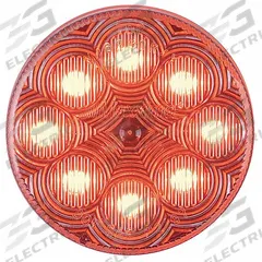 MAXXIMA Clearance Marker Light: Clearance Light, LED, Round, Surface Mount, Red, Grommet, IP67 (MPN M16280RCL). Key specifications — Lens Color: Red; Brand: MAXXIMA; Electrical Connection: PL-2 Connector; Lighting Technology: LED; Mount Type: Grommet; SAE Lens Code: P2.