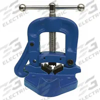 WESTWARD Bench Yoke Vise: 0.13 in – 2 in Pipe Size Range, 2 in Max Ht, 0 in Min Ht, Metal (MPN 22XP96). Key specifications — attr511105: Rear Pipe Support; attr511107: Metal; attr473852: WESTWARD.