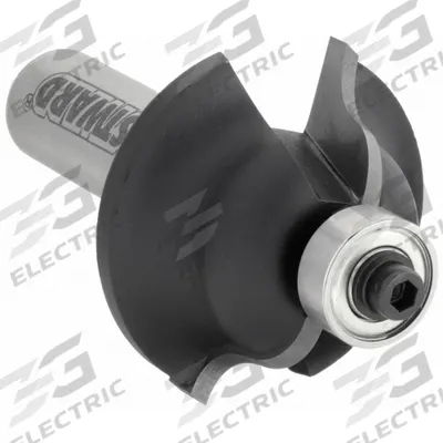 WESTWARD Roman Ogee Cut Profile Router Bit: Fractional Inch, Carbide Tipped - Roman Ogee Profile Router Bits