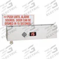 SDC Electromagnetic Delay Egress (MPN 1511S NA P V). Key specifications — Release Delay: 15 to 30 sec; Material: Aluminum; Brand: SDC.