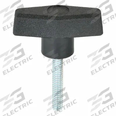 INNOVATIVE COMPONENTS Hand Knob: T, Plastic w/ Steel Thread, 1/4"-20 Thread - T-Handle Knobs with Threaded Stud