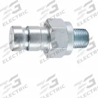 PARKER Nipple: 1/8 in, 7/16"-20 Thread Size, Male UNF, UNF, Steel, 0.8 g/min Max Flow Rate (MPN PD341Y). Key specifications — Brand: PARKER; Body Material: Steel; Connection Type: UNF; Temperature Range: -40 to 250 Deg F; Thread Size: 7/16"-20.