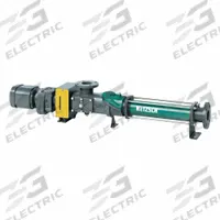 NETZSCH Motor-Drive Progressive Cavity Pump: Gearmotor/Speed Reducer, Stainless Steel, Viton, MNPT (MPN QS000028). Key specifications — Brand: NETZSCH.