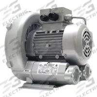 FUJI ELECTRIC Regenerative Blower: 1.75 hp, 71.8 in wc Max Op Pressure, 68 in wc Max Vacuum (MPN VFB175P-5T). Key specifications — attr49842: Single; attr49816: FUJI ELECTRIC; attr49813: VFB175P-5T; attr49822: 16.6/8.3 A; attr49827: Female; attr49830: NPT; attr49833: NPT; attr49845: 115/230V AC.