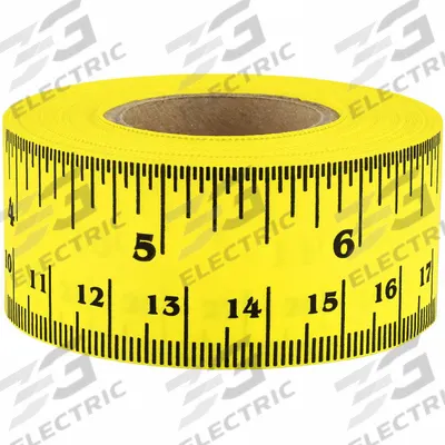 APPROVED VENDOR Adhesive Backed Tape Measure: Metric/SAE, Inch/Metric, Decimal - Inch & Metric Adhesive Tape Measures