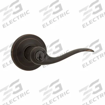 KWIKSET Door Lever Lockset: Office Lever Locksets, Bronze